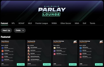 Snapshot of ESPN BET's Parlay Lounge