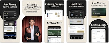 Snapshot of the Bet MGM mobile app