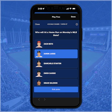 Snapshot of the Daily Dinger interface