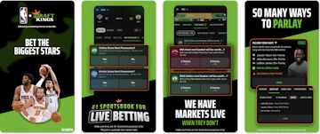 Snapshot of the Draft Kings Sportsbook app