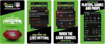 Snapshot of the Draft Kings Sportsbook mobile app