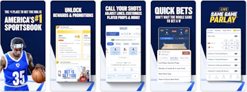 Snapshot of the Fan Duel Sportsbook App