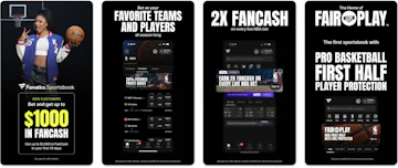 Snapshot of the Fanatics Sportsbook app
