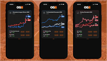 Snapshot of the OG markets mobile app