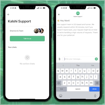 Speak to a real person with Kalshi Support