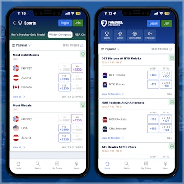 Sports Betting Features on Fan Duel Predicts