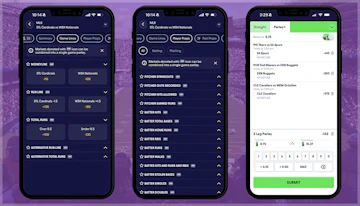 Sports betting features on Fliff