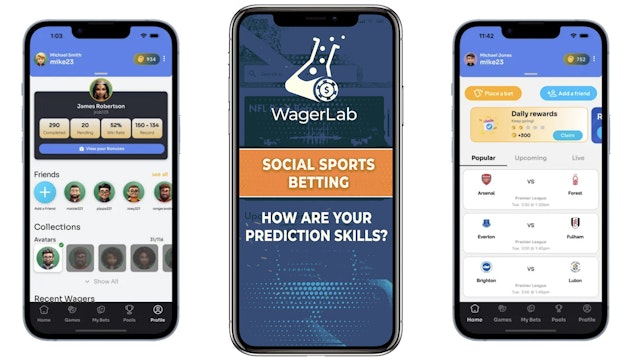 Test your prediction skills on the Wager Lab app