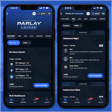 Visit the Parlay Lounge on the Score Bet