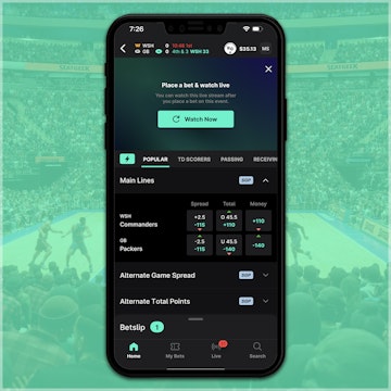 Watch live games on the ESPN BET app