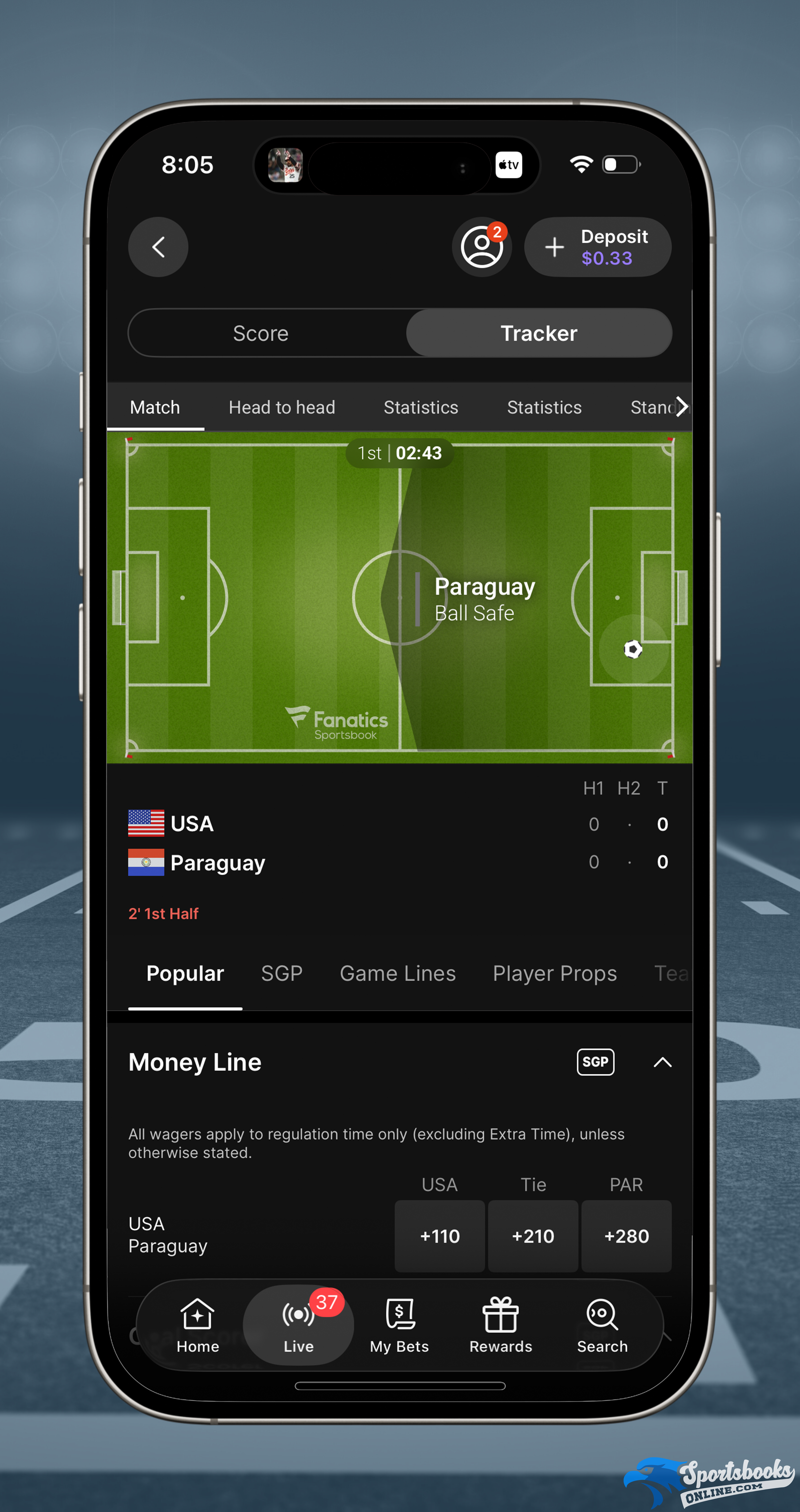 World Cup Live Betting on Fanatics
