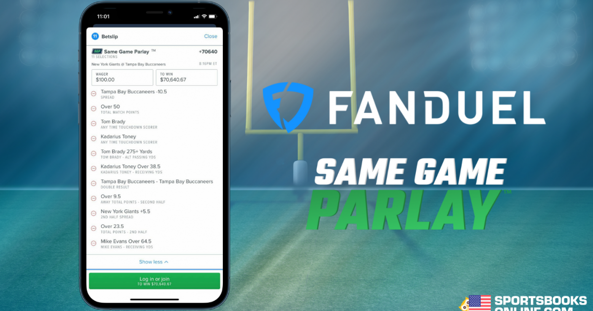 how to do parlay on fanduel