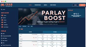 Crab sports maryland sportsbook parlay boost